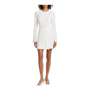 Women's Simkhai Zabelle white Long Sleeve Minidress Size 12